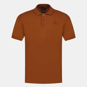 2510194-ESS T/T Polo SS N°1 M caramel cafe | Polo Homme