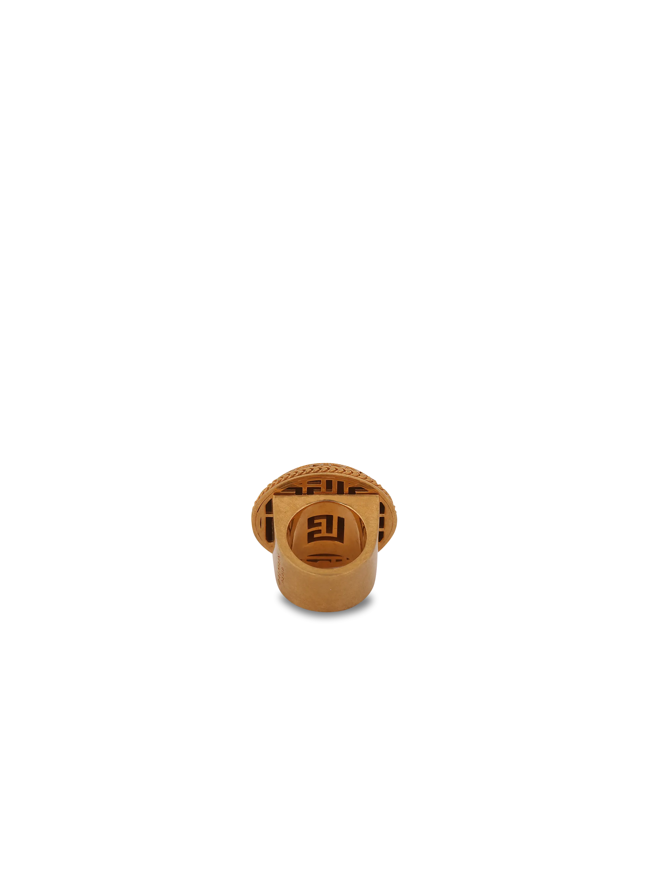 BAGUE COIN EN LAITON - BALMAIN pour FEMME | Printemps