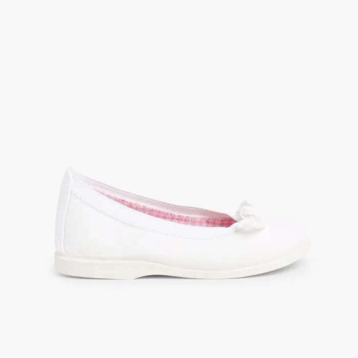 Ballerines pour Fille Premiers Pas avec Ruban et Elastique
