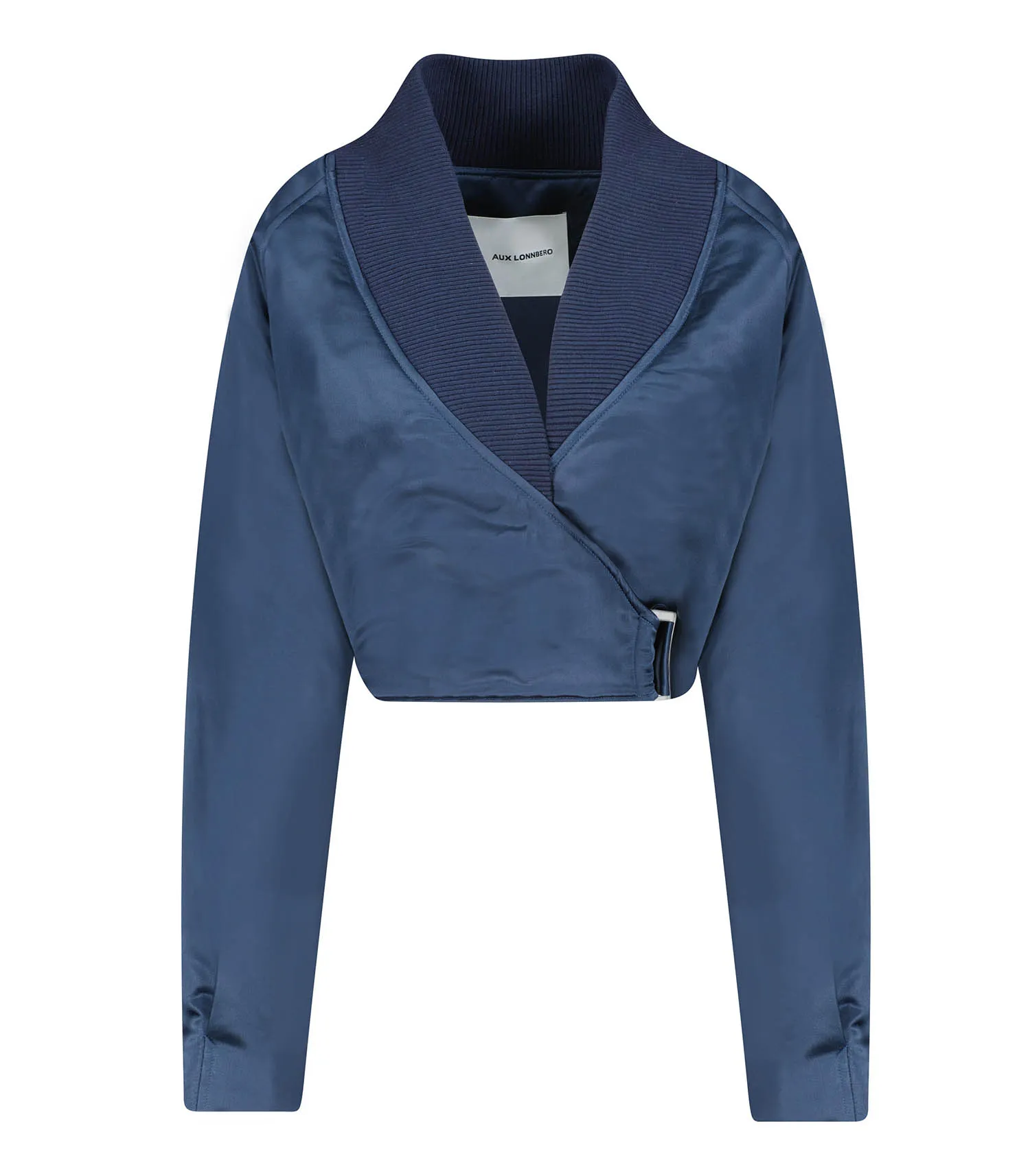 Blouson Ashley Navy Satin Margaux Lonnberg - Jane de Boy