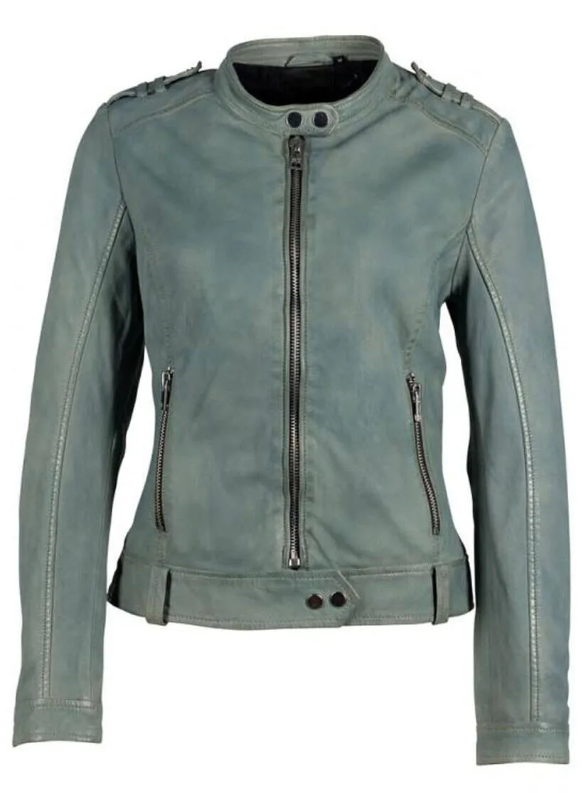 Blouson cuir femme sage