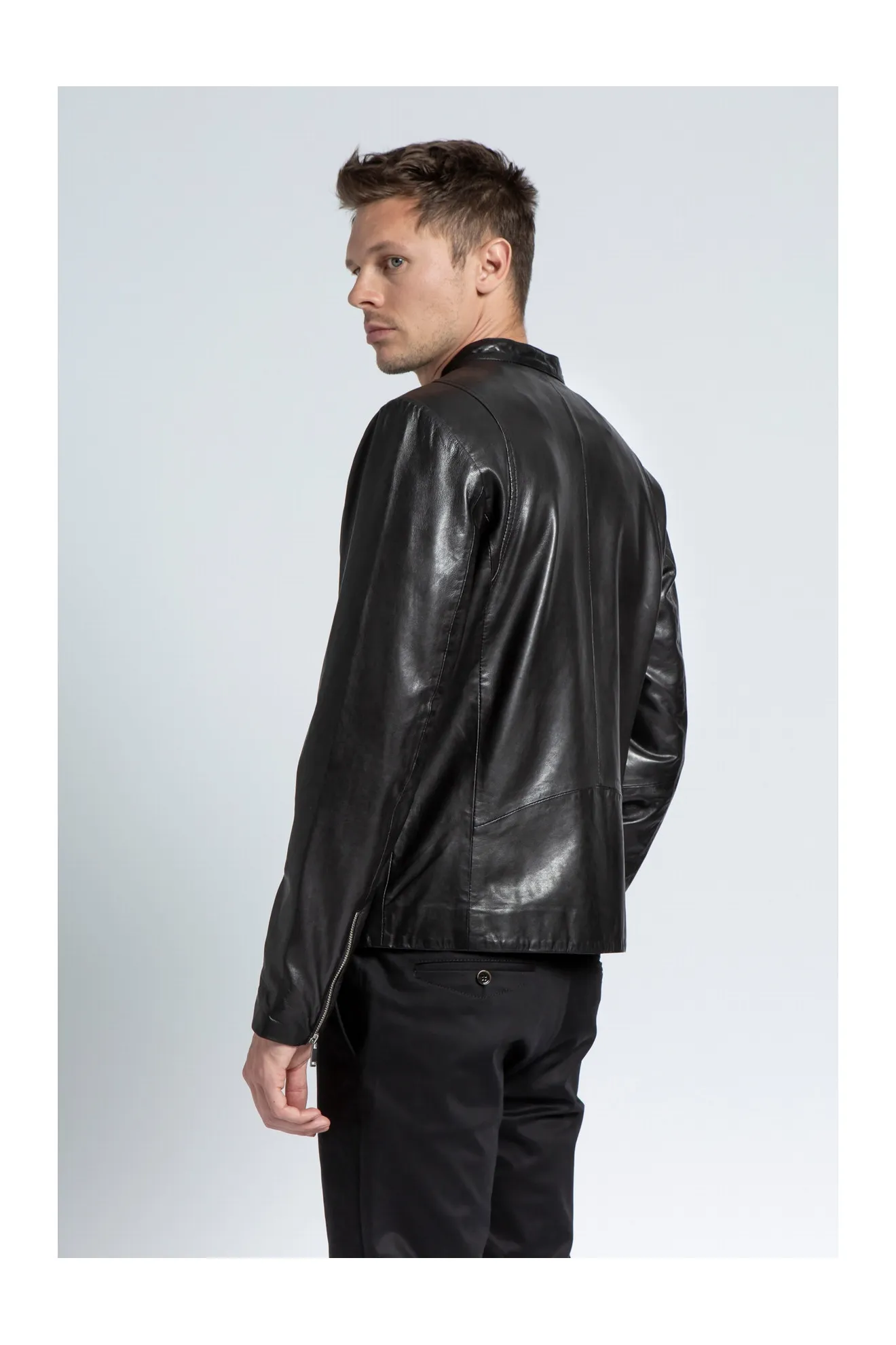 blouson en agneau 100% agneau
