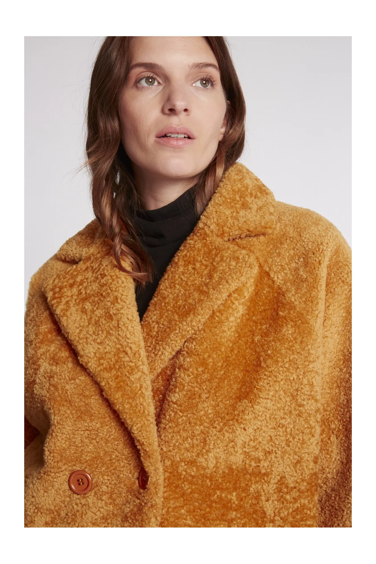 blouson en bouclette double
