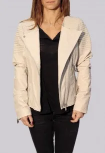 Blouson en cuir Giorgio femme tiza Katsia