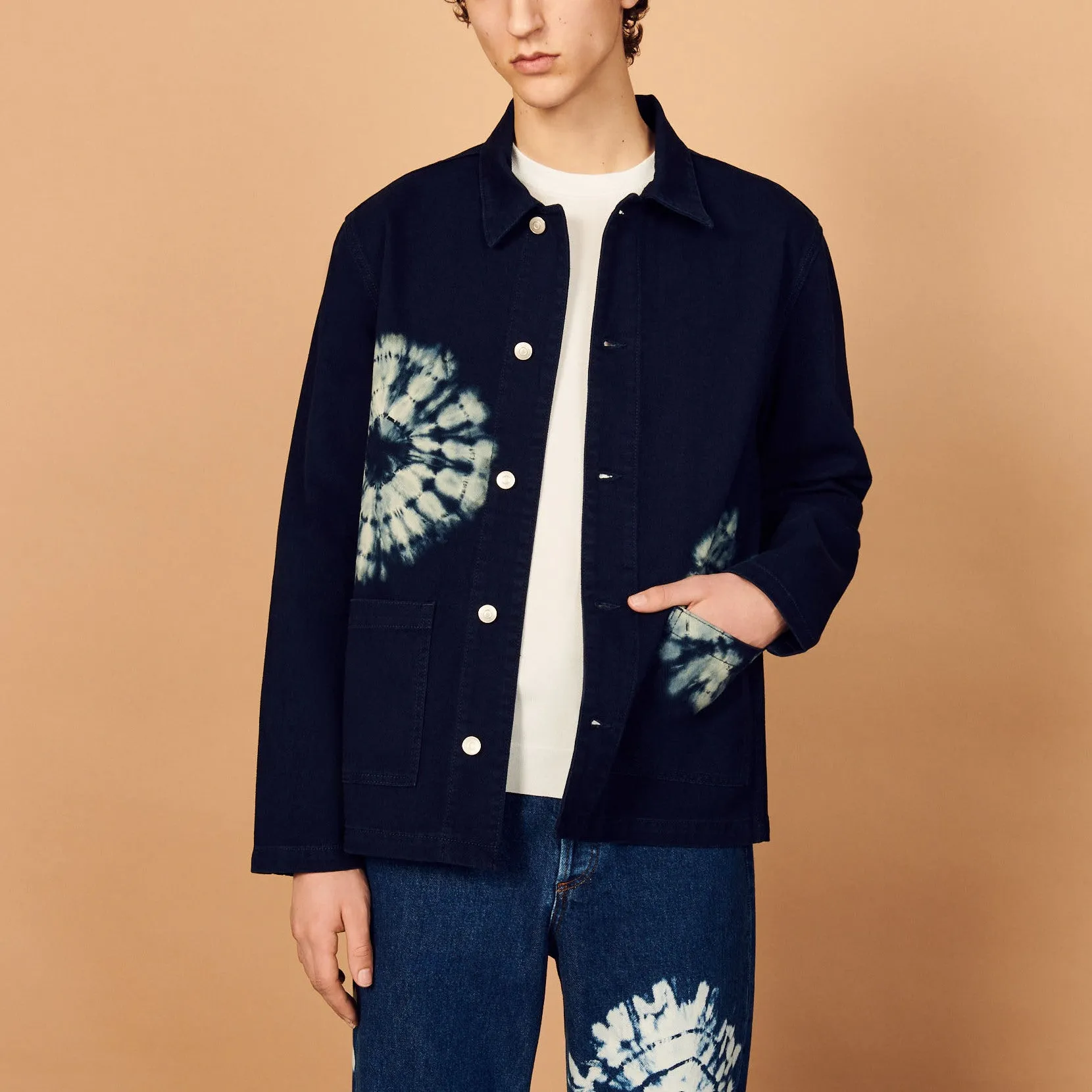 Blouson tie&dye en coton biologique