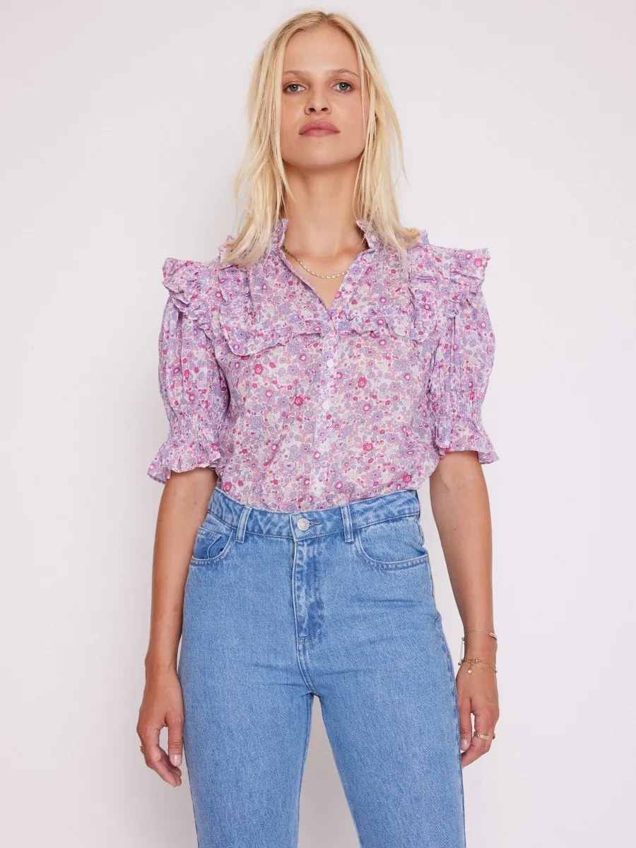CAMALDA | Chemise manches courtes avec imprimé