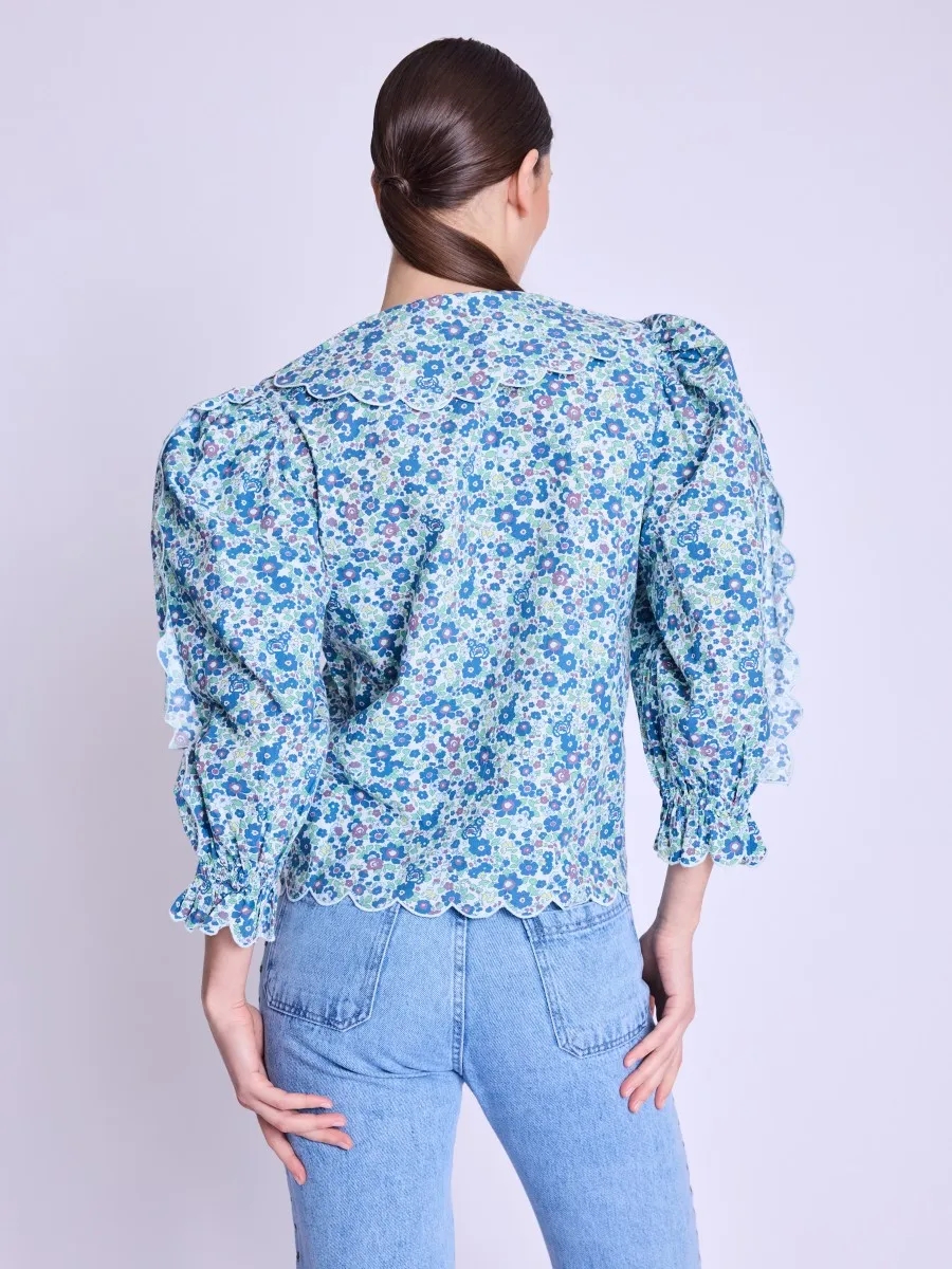 CARMINA | Chemise manches longues imprimé fleuri