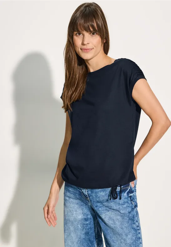 CECIL T-shirt avec nœud décoratif 