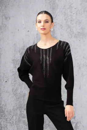 Chandail en tricot ctelé