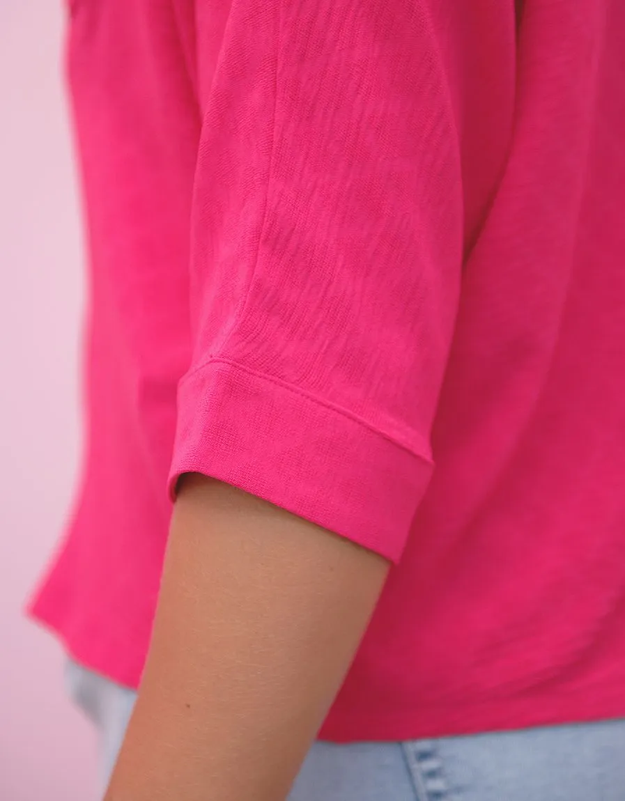 Chemise fushia loose 