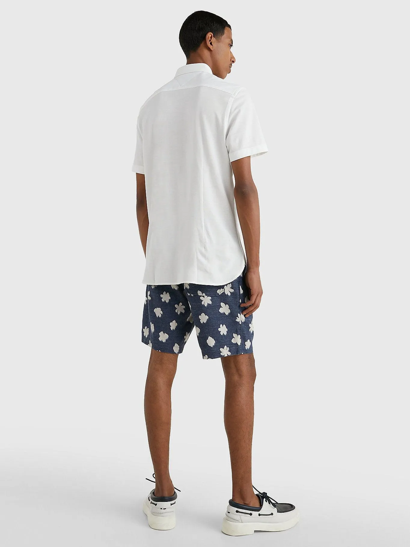 Chemise Tommy Hilfiger blanc en coton bio
