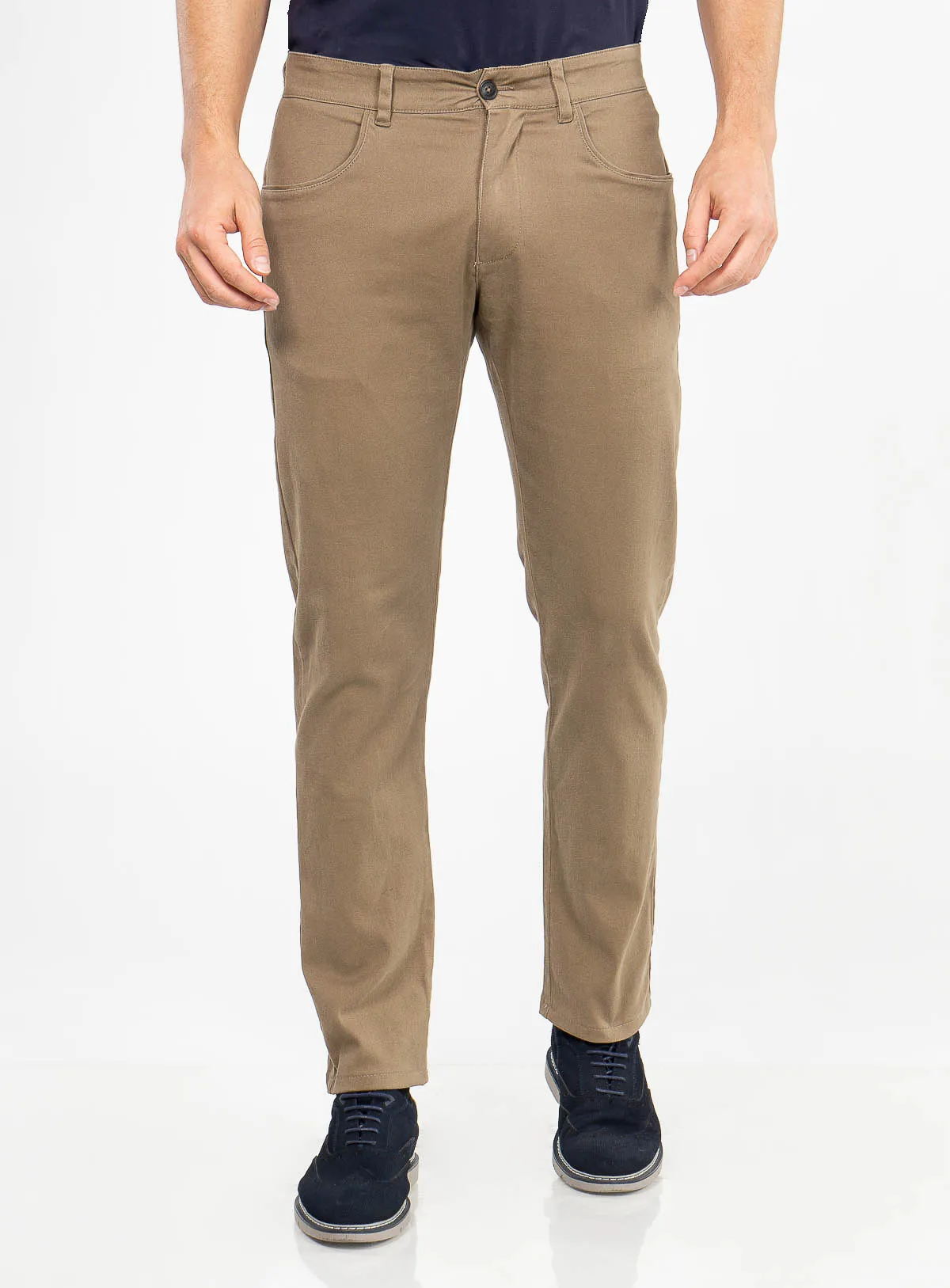 Chino avec taille élastique