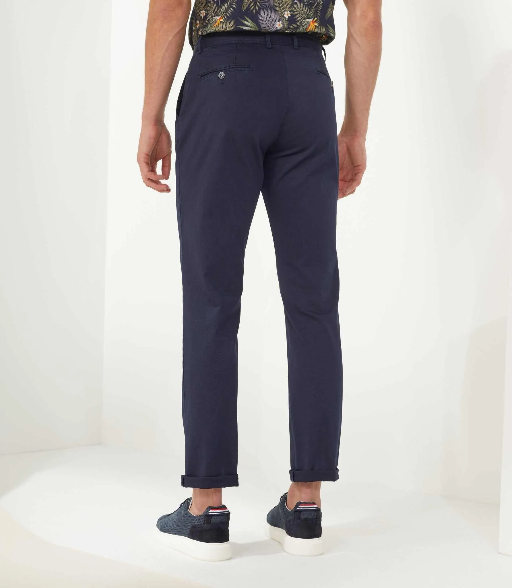 Chino micromotif marine Berline