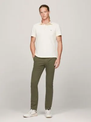 Chino slim en coton Pima stretch | Kaki | Tommy Hilfiger
