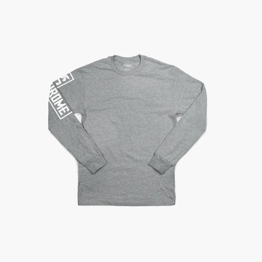 Chrome T-Shirt manche longue Flying Lion Gris