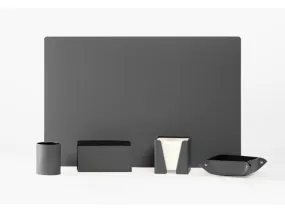 Coffret classique 60cm en cuir gris - COF-500-60