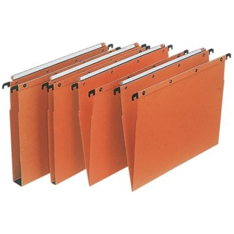 Dossiers suspendus résistants pour tiroirs - 240g - fond V - 25 pcs - orange