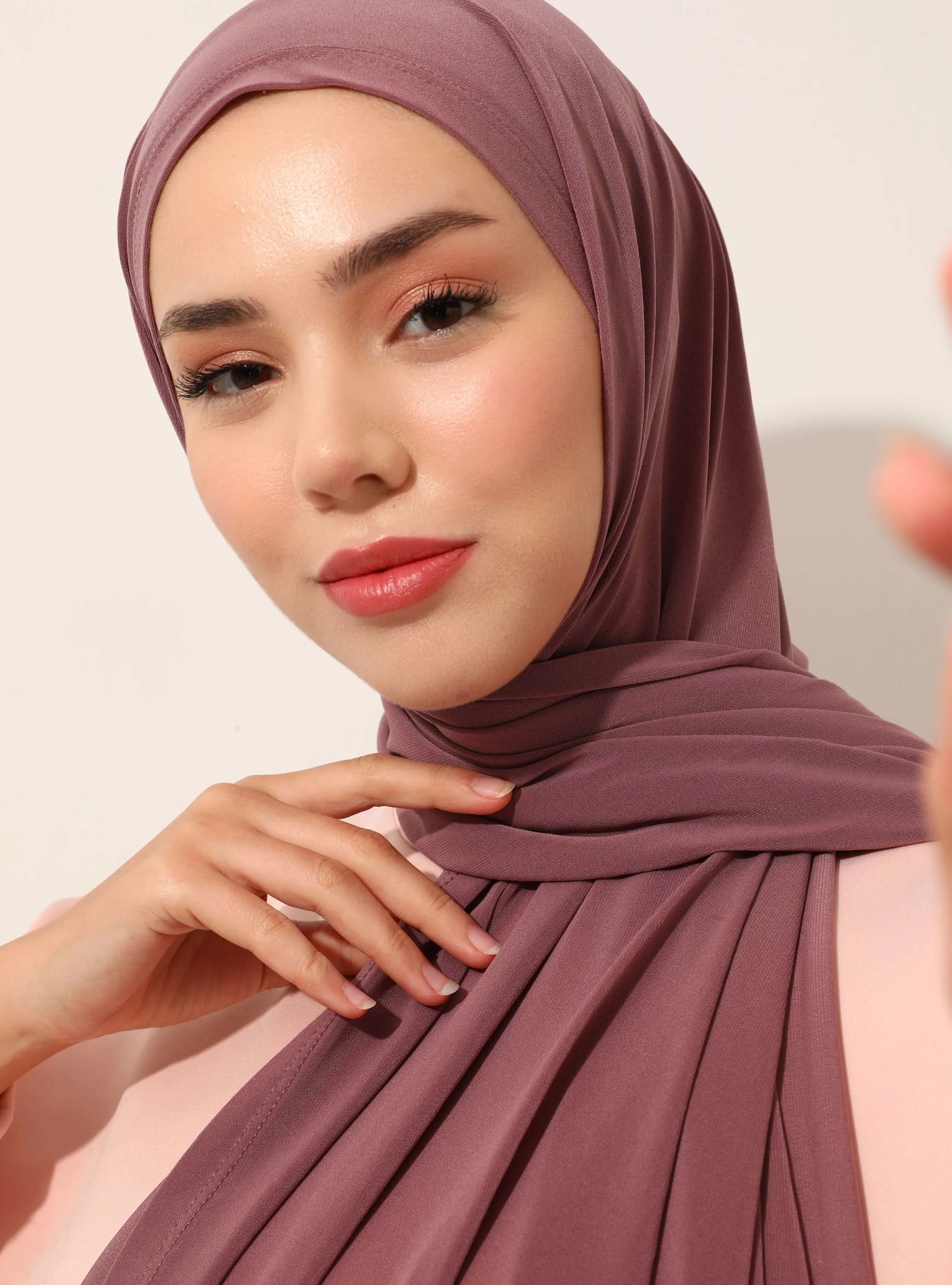 Dusty Rose - Plain - Shawl