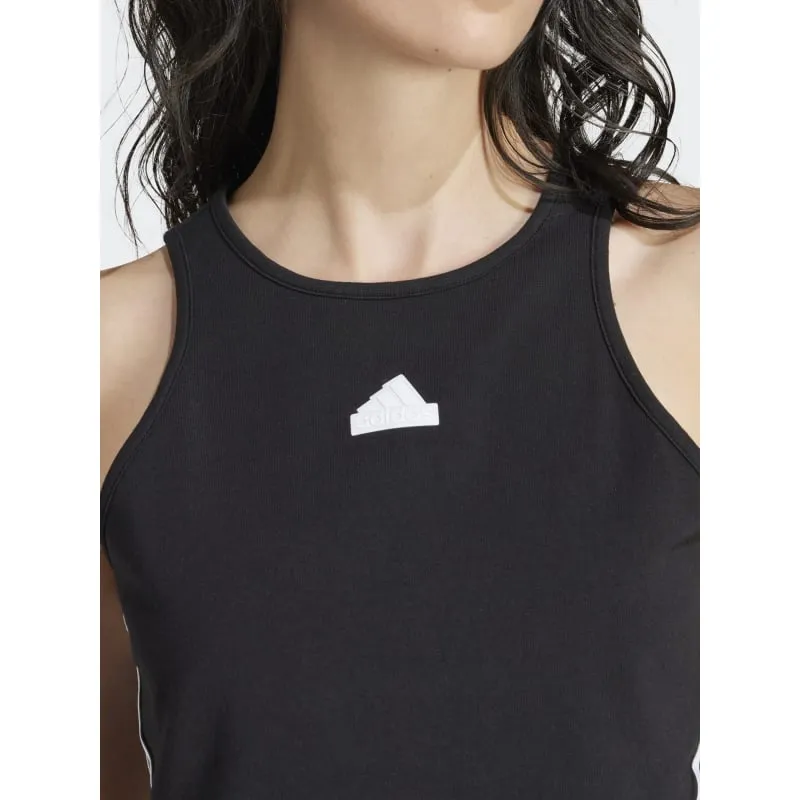 Débardeur crop noir femme - Adidas | wimod