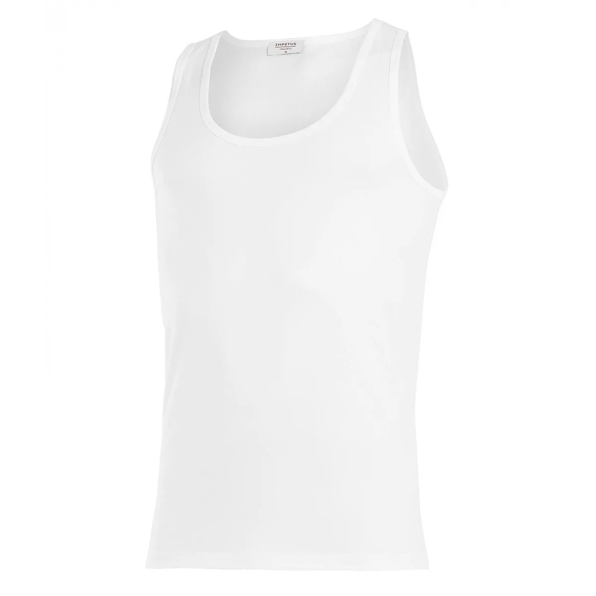 Débardeur homewear homme coton bio organique Cotton Organic blanc de la marque Impetus