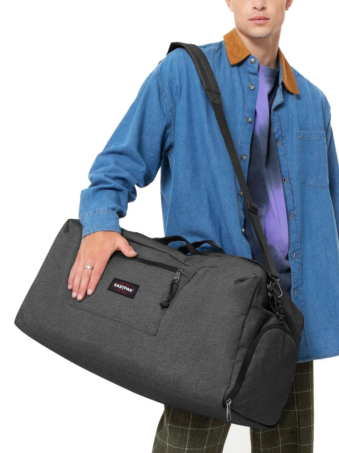 Eastpak Duffl'r L Sac Avec Bandoulière Blackdenim - Achetez À Prix Outlet!
