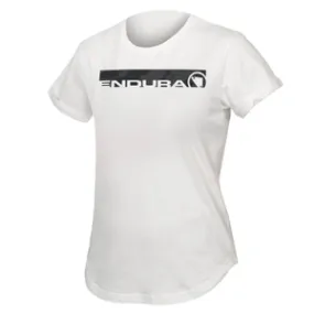 Femmes T-shirt coton biologique motif camouflage One Clan pour femme - Blanc