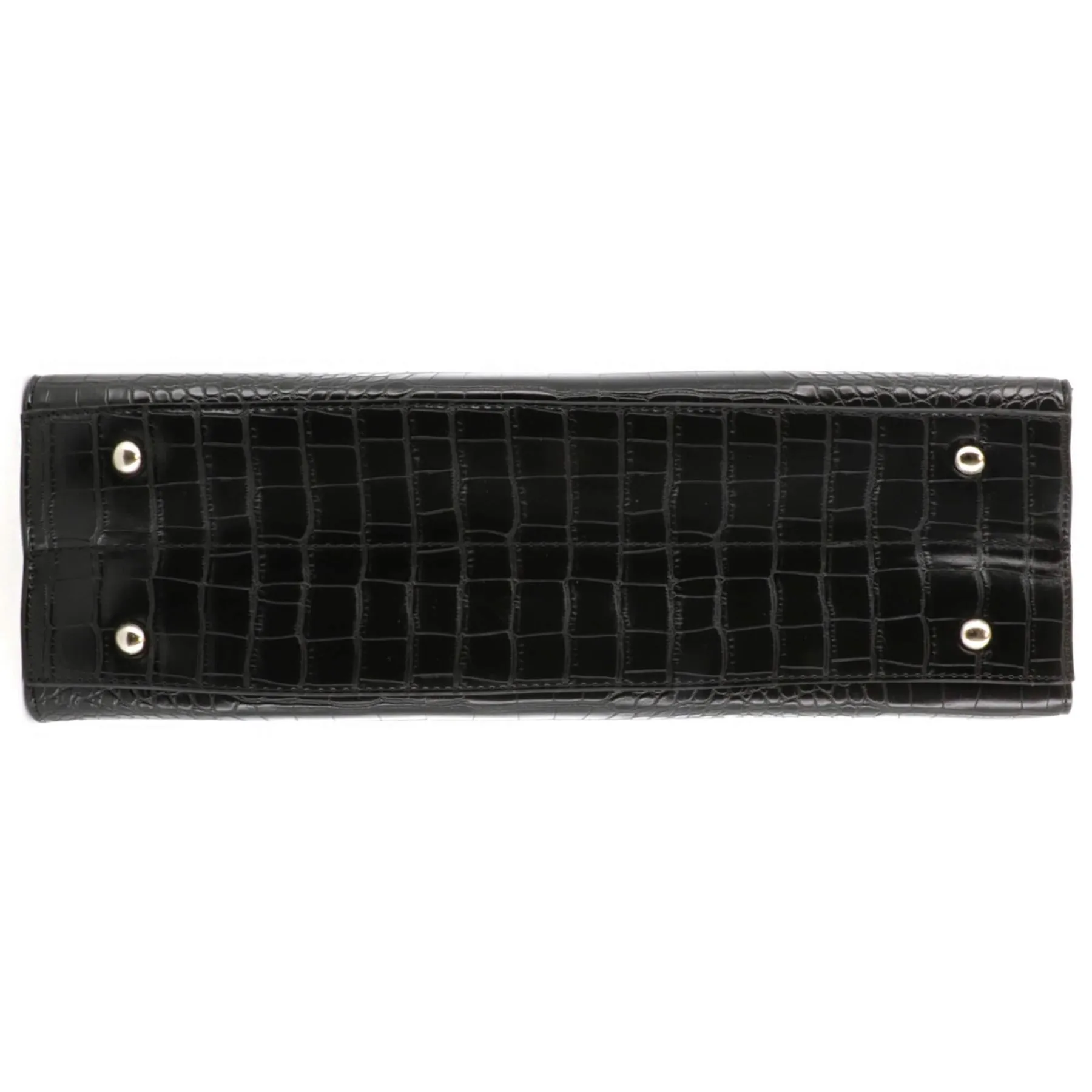 Grand Sac Cabas Cours Lycée Format A4 Effet Crocodile
