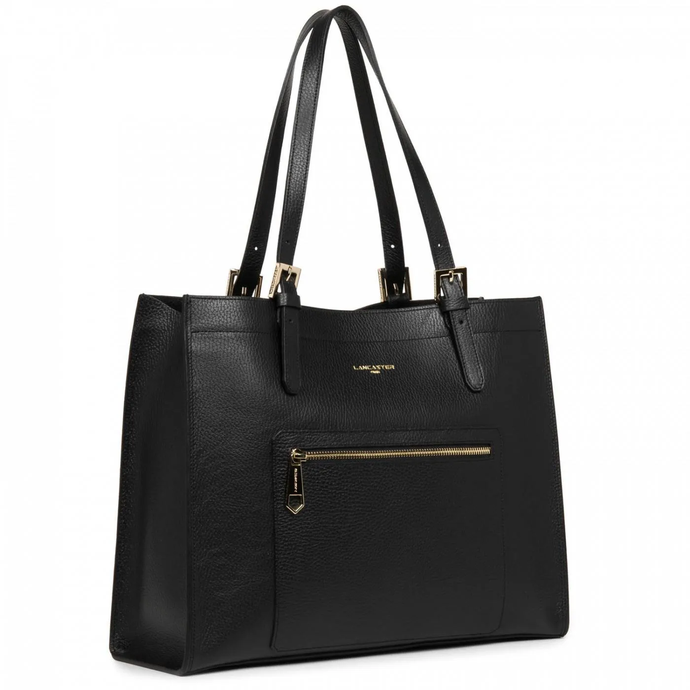 Grand sac cabas épaule cuir Lancaster Foulonné Double 470-24. Retour offert !