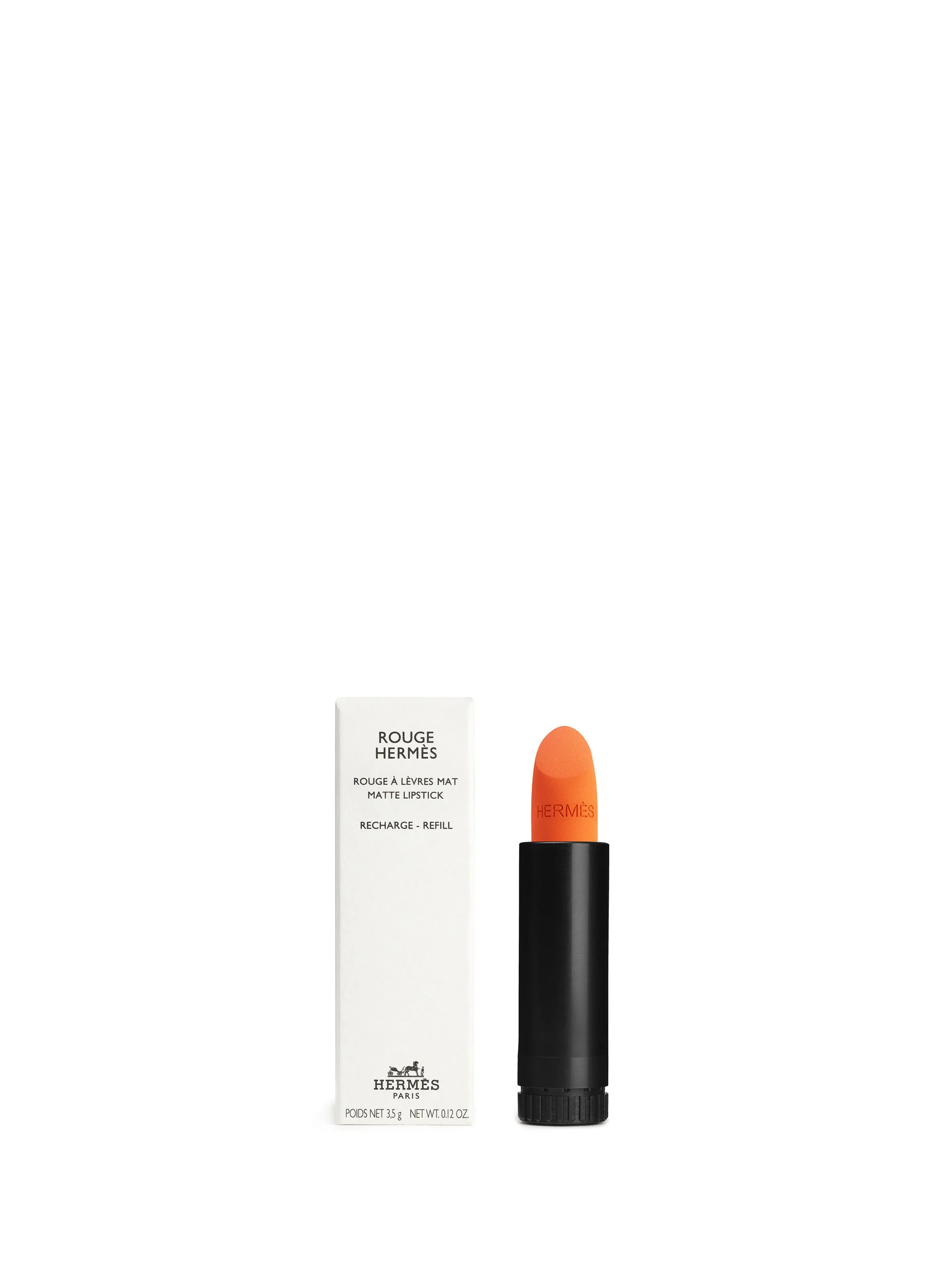 HERMÈS  Rouge Hermès, recharge rouge à lèvres mat - Orange