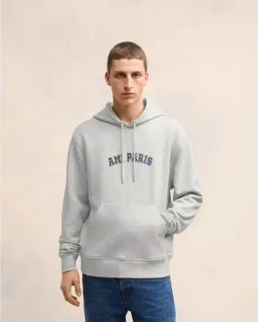 HOODIE AMI PARIS GRIS CENDRE CHINE - Ami | Chez Maman Rouen