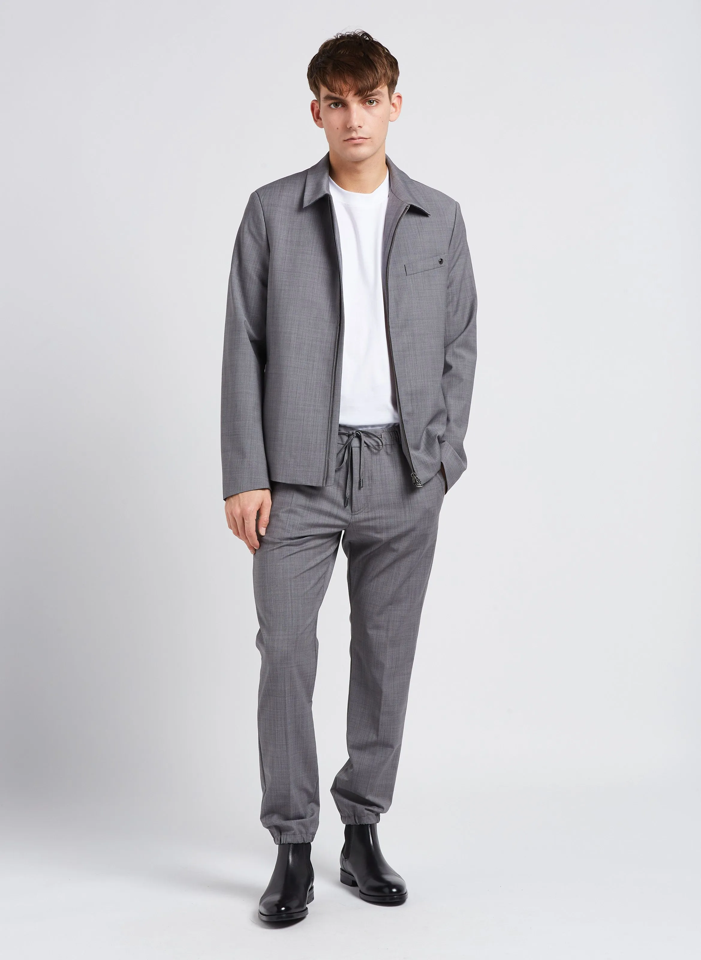 IKKS  Jogpant slim-fit - Marron
