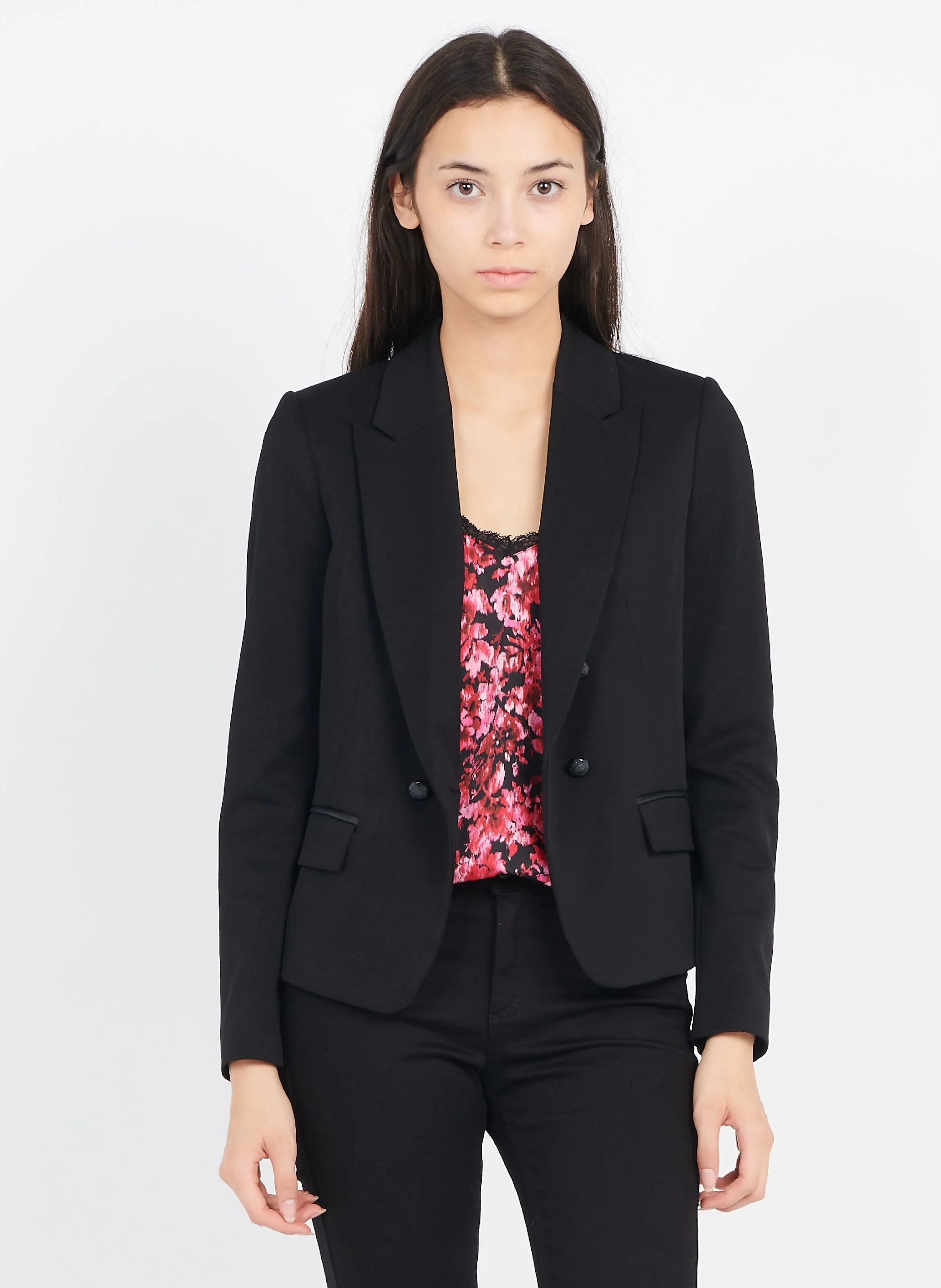 IKKS  Veste croisée double boutonnage - Noir