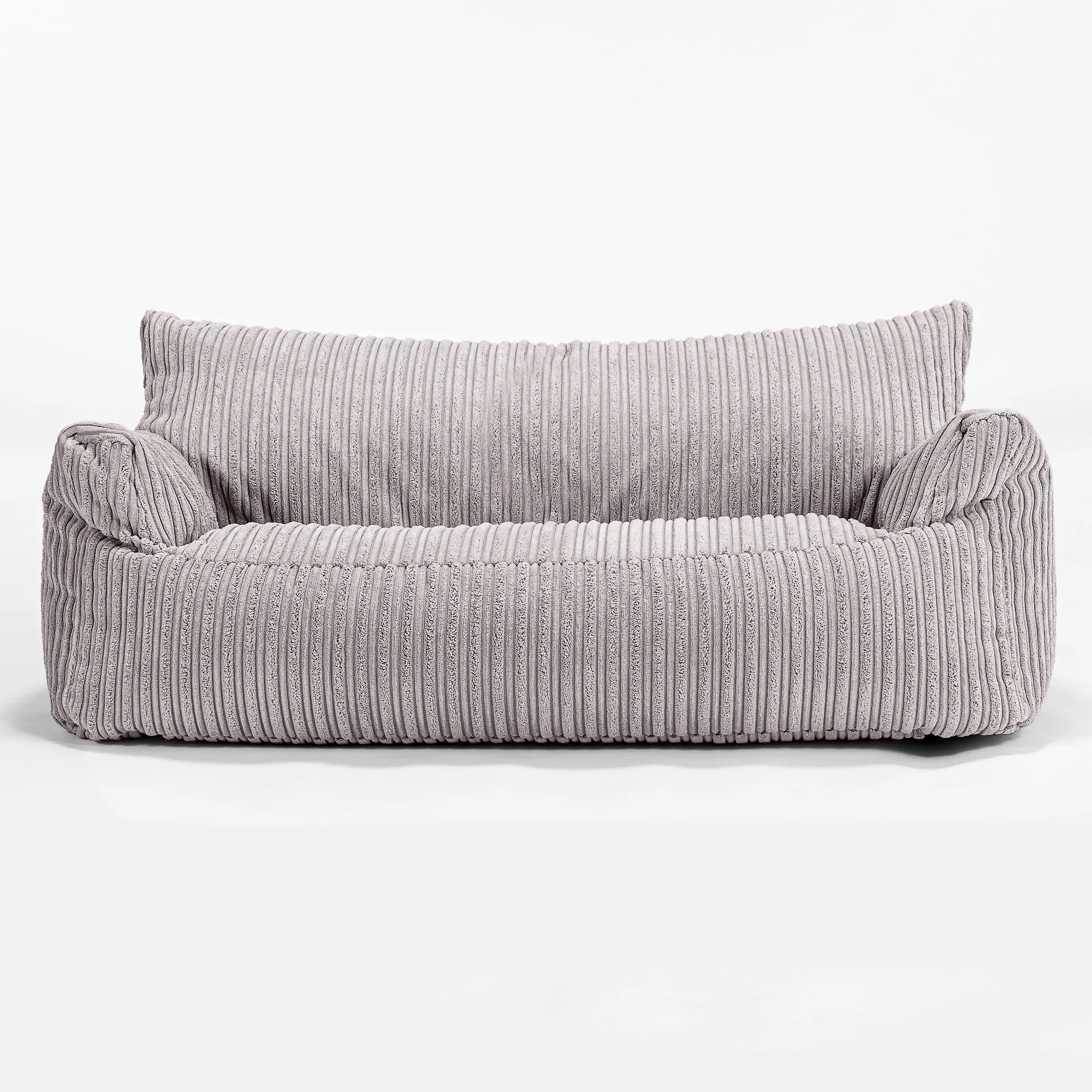 Joséphine Canapé Pouf pour Enfant 1-5 ans - Ctelé Gris Argent