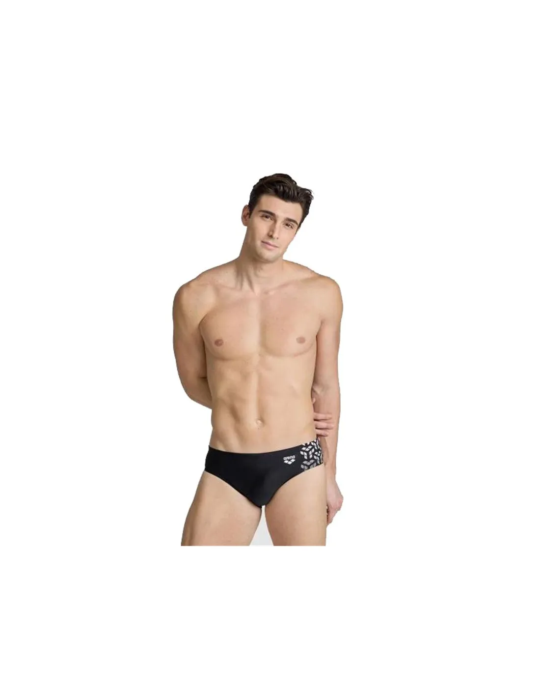 Maillot de bain de Natation Arena Kikko V Swim Noir/Blanc Homme