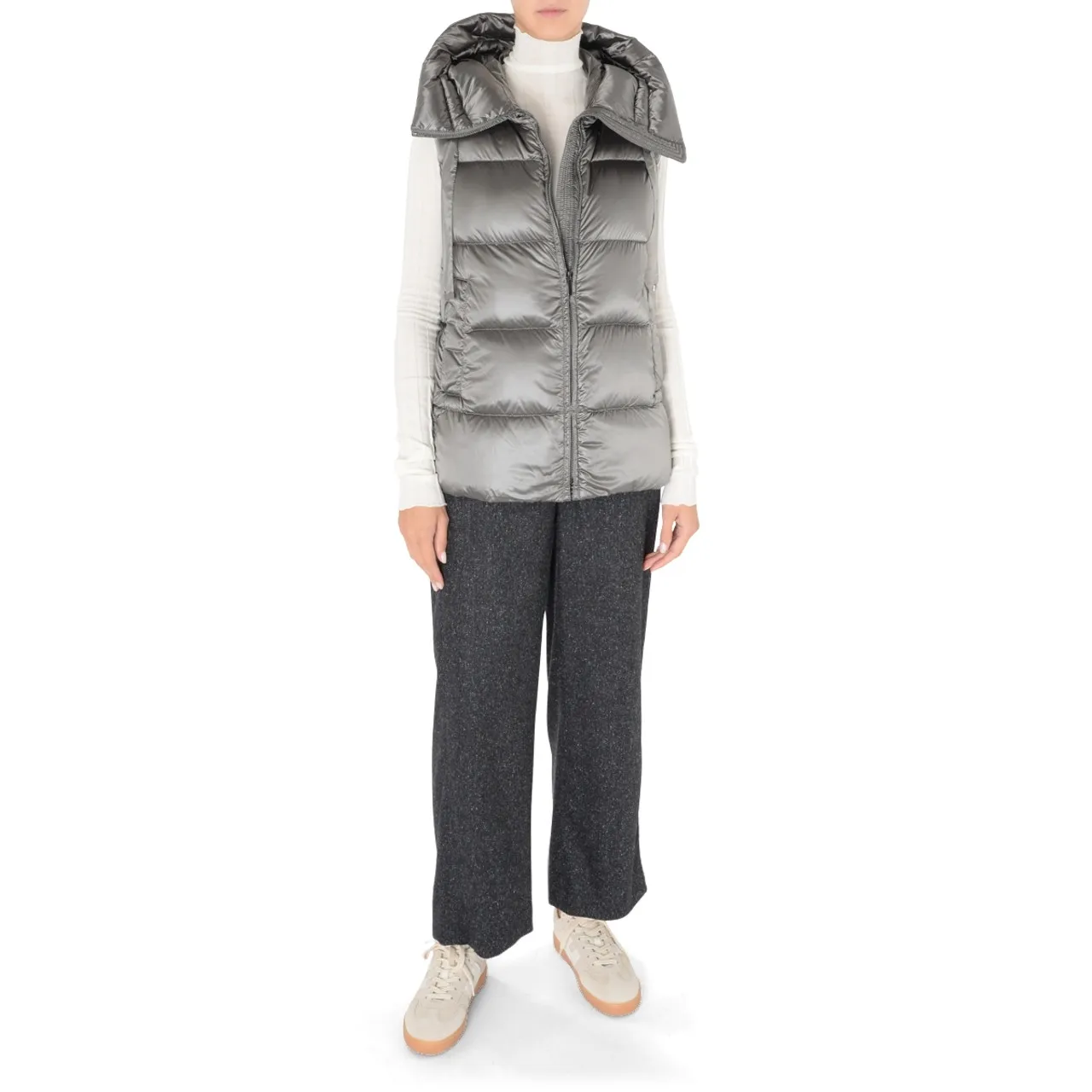 Max Mara Gilet matelassé Le Cube Spacegil en gris