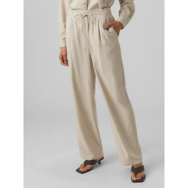 Pantalon chino erle marron femme - Le Temps Des Cerises | wimod