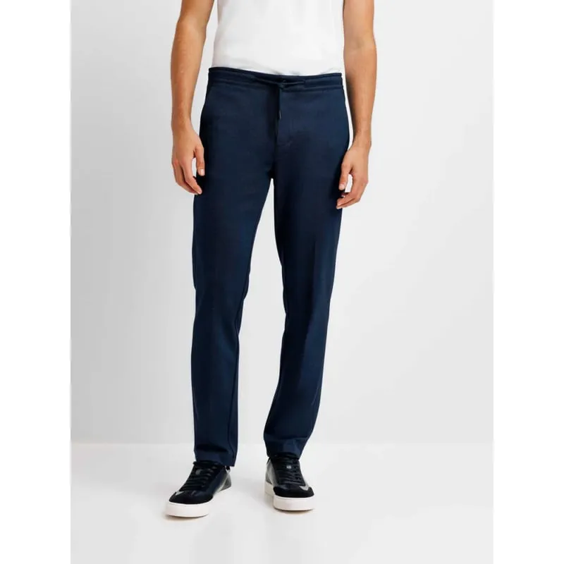 Pantalon chino points pina bleu marine homme - Izac | wimod