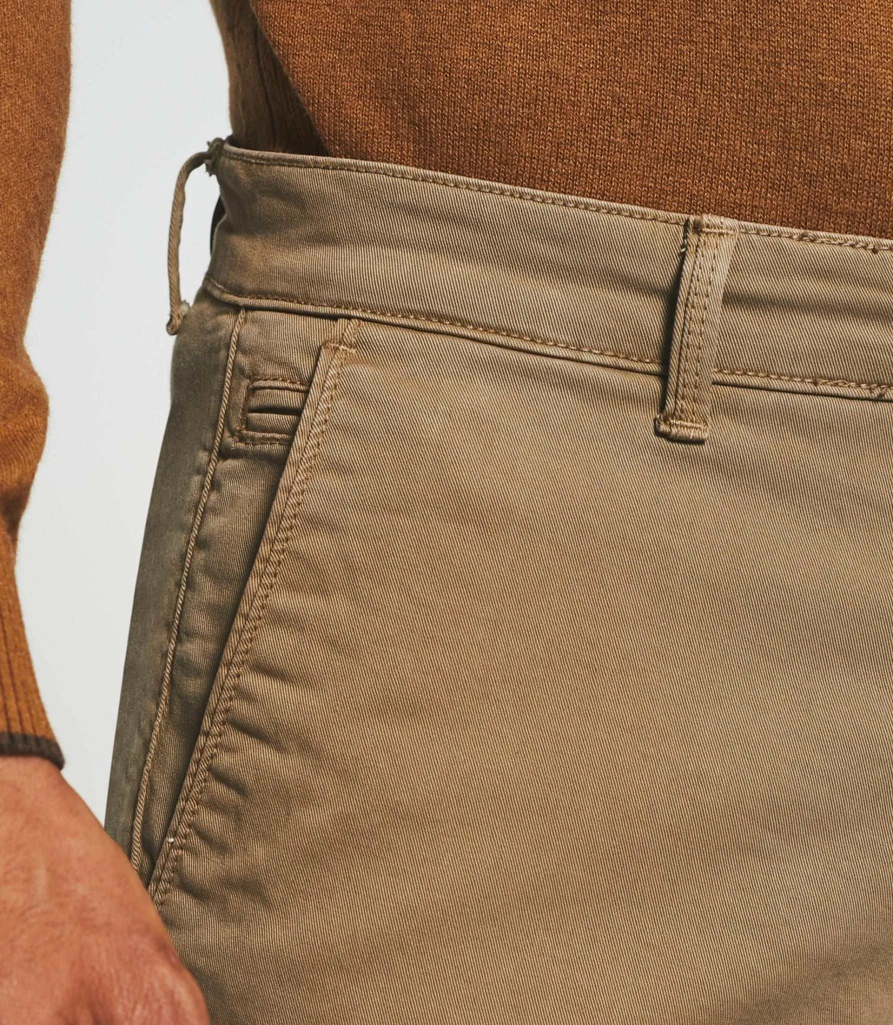 Pantalon chino slim beige VALOR