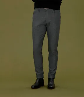 Pantalon chino taille élastique gris Colombo