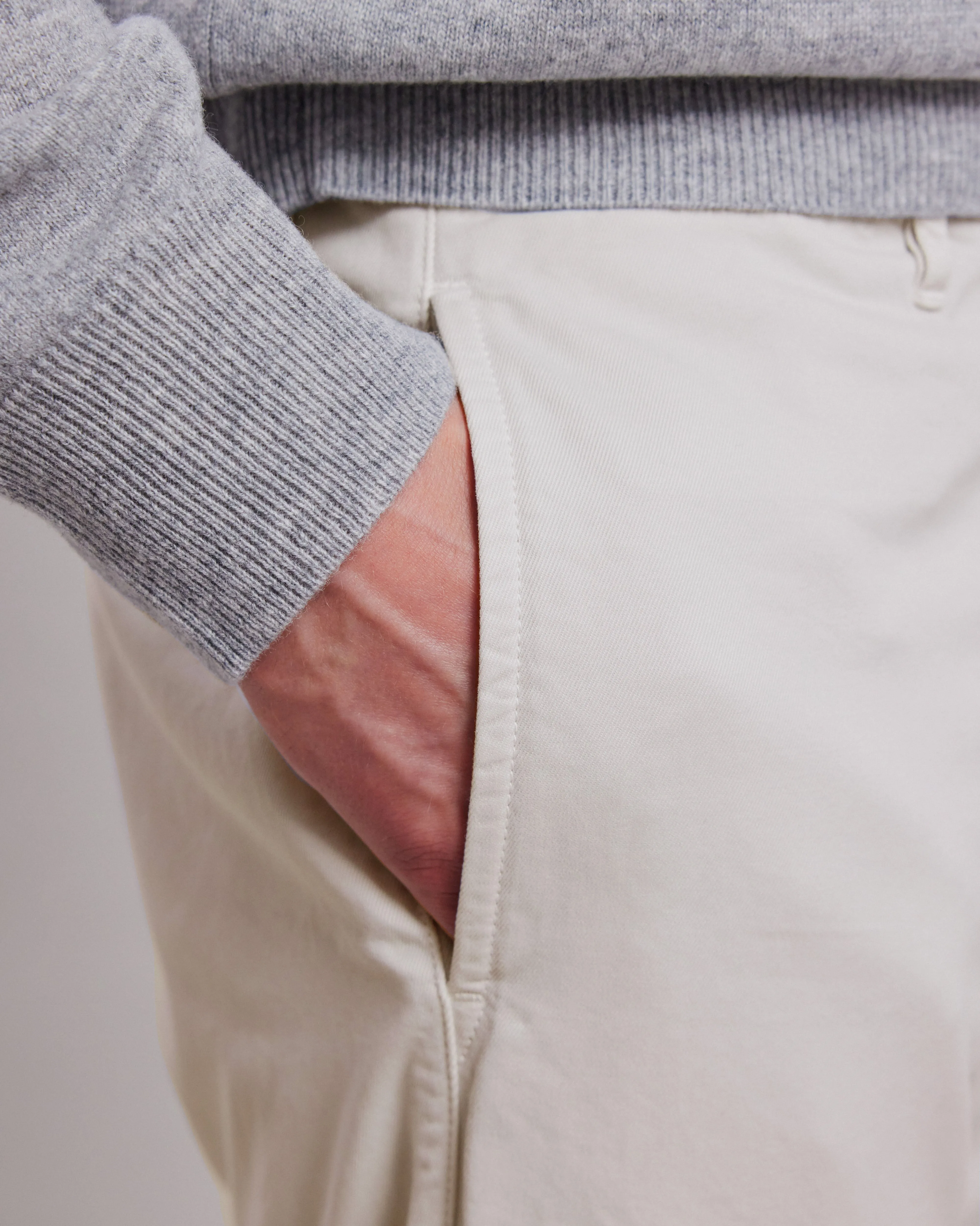Pantalon Homme chino Craie Tex