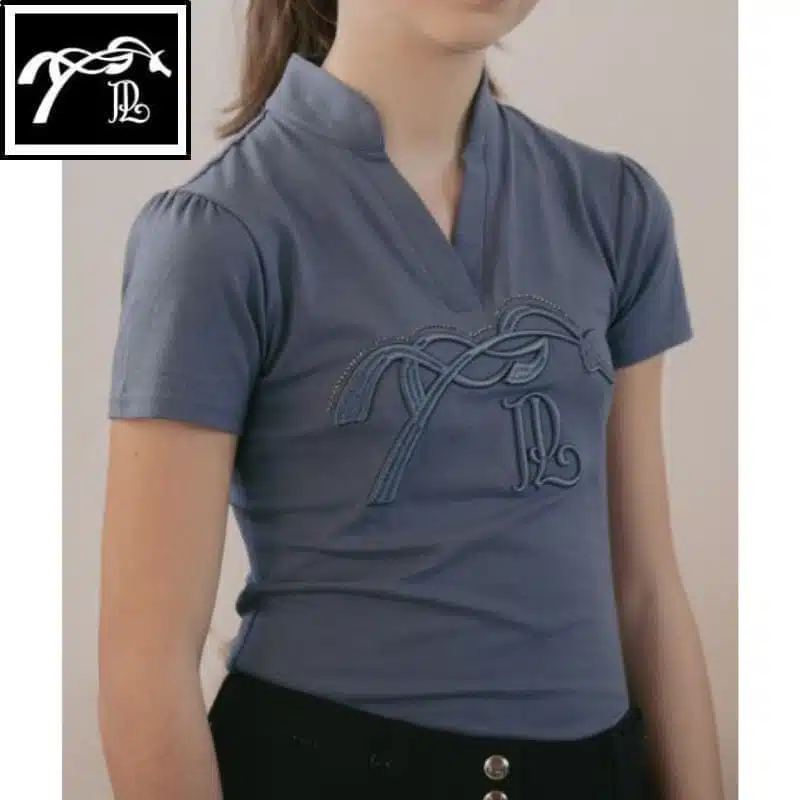 PENELOPE STORE  – Polo Iliana Bleu/Gris Junior