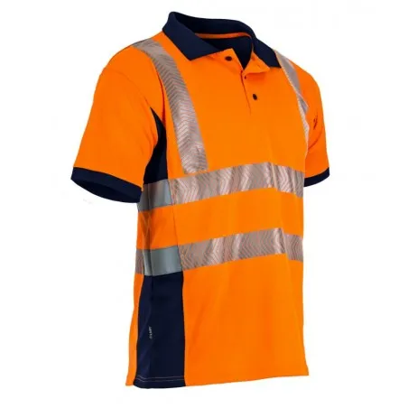 POLO HAUTE VISIBILITÉ ORANGE PREVOYANCE HOMME - LMA