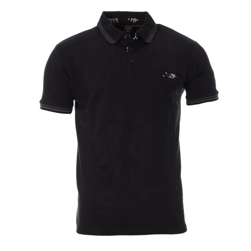 Polo Noir Homme RMS26 91199