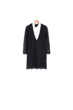 Robe courte effet trompe l oeil