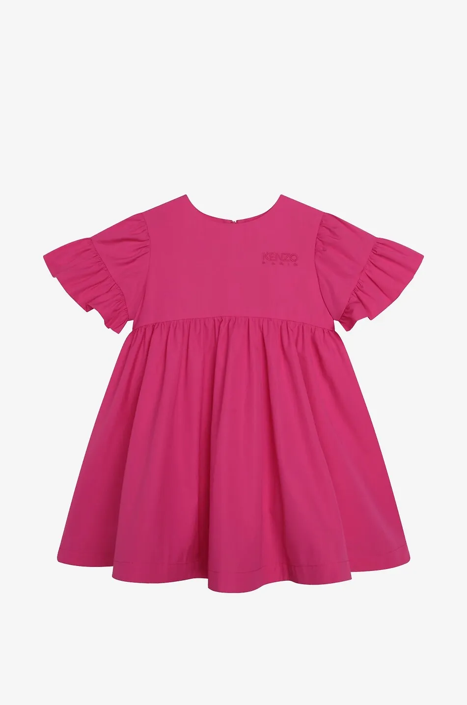 Robe fille à volants brodée KENZO