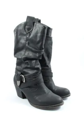 Rocket dog Botte courte noir style décontracté