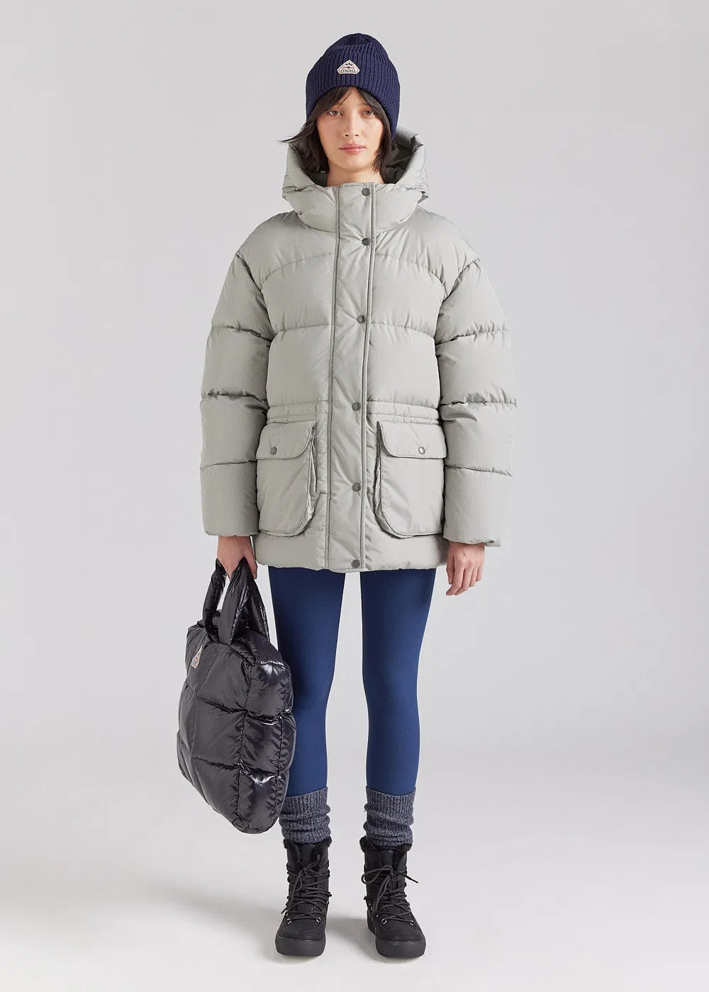 Sac cabas matelassé Alyx big noire