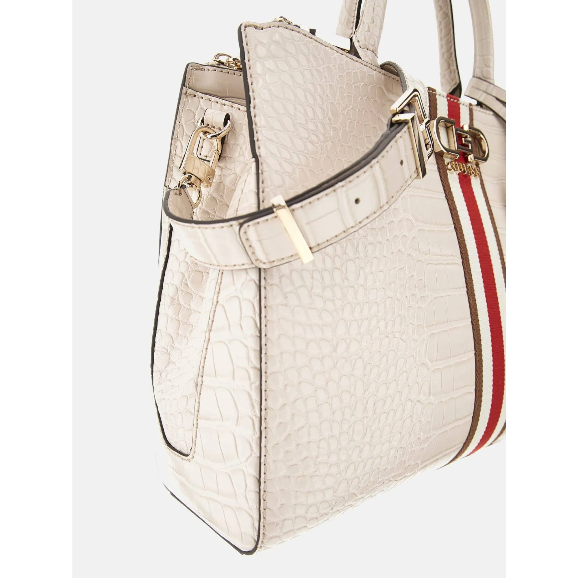 Sac cabas porté main Guess Nelka croco HWCG9307070