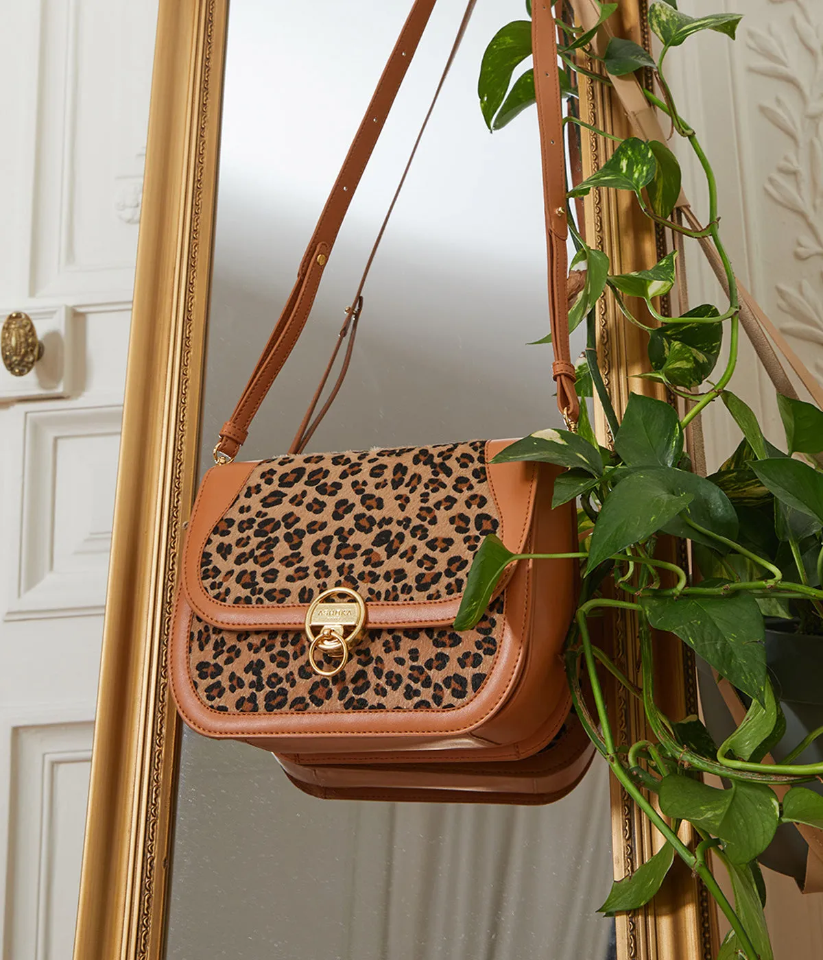 Sac Marilyn Amazone Léopard & Apple Skin