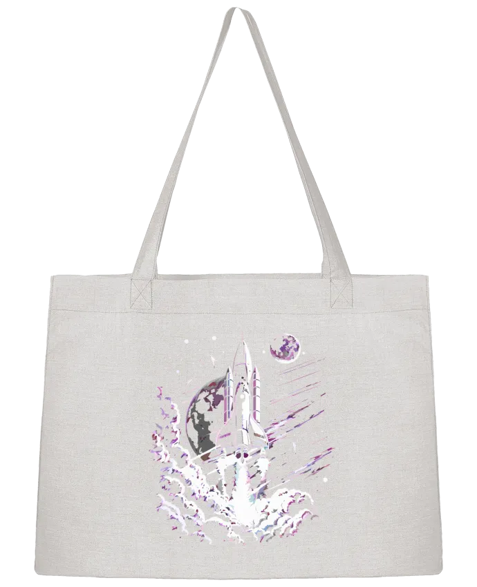 Sac Shopping Fusée au décollage par KronoArt